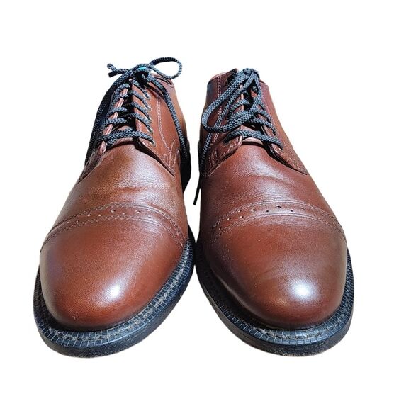 Executive Imperials Style 607503 Brown‎ Leather Cap Toe Oxfords Size 8EE main image 4